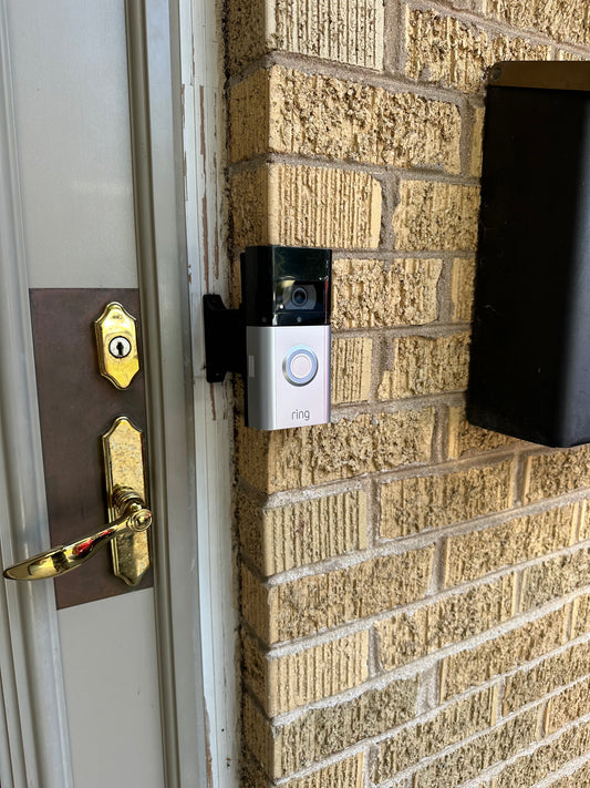 Ring Battery Doorbell PRO Brick Extension - 9/16in Wide - FULL Offset Over Side of Brick