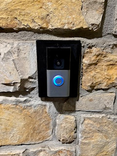 Intercom Cover Plate for Use With Doorbell Mounts - Customizable for different sizes