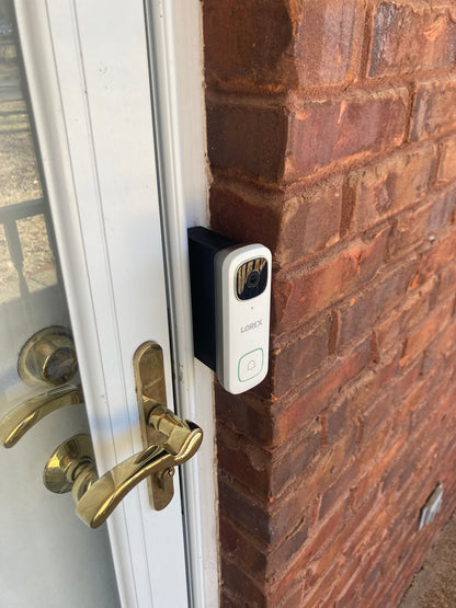 Custom Lorex 2K Brick Extension, 1in Wide, Matches Doorbell Length & Holes