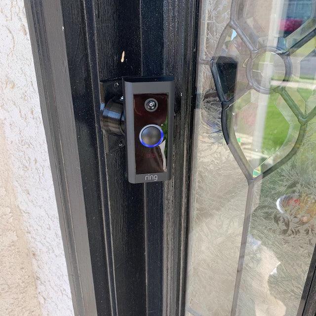 Ring fashion doorbell mounted sideways