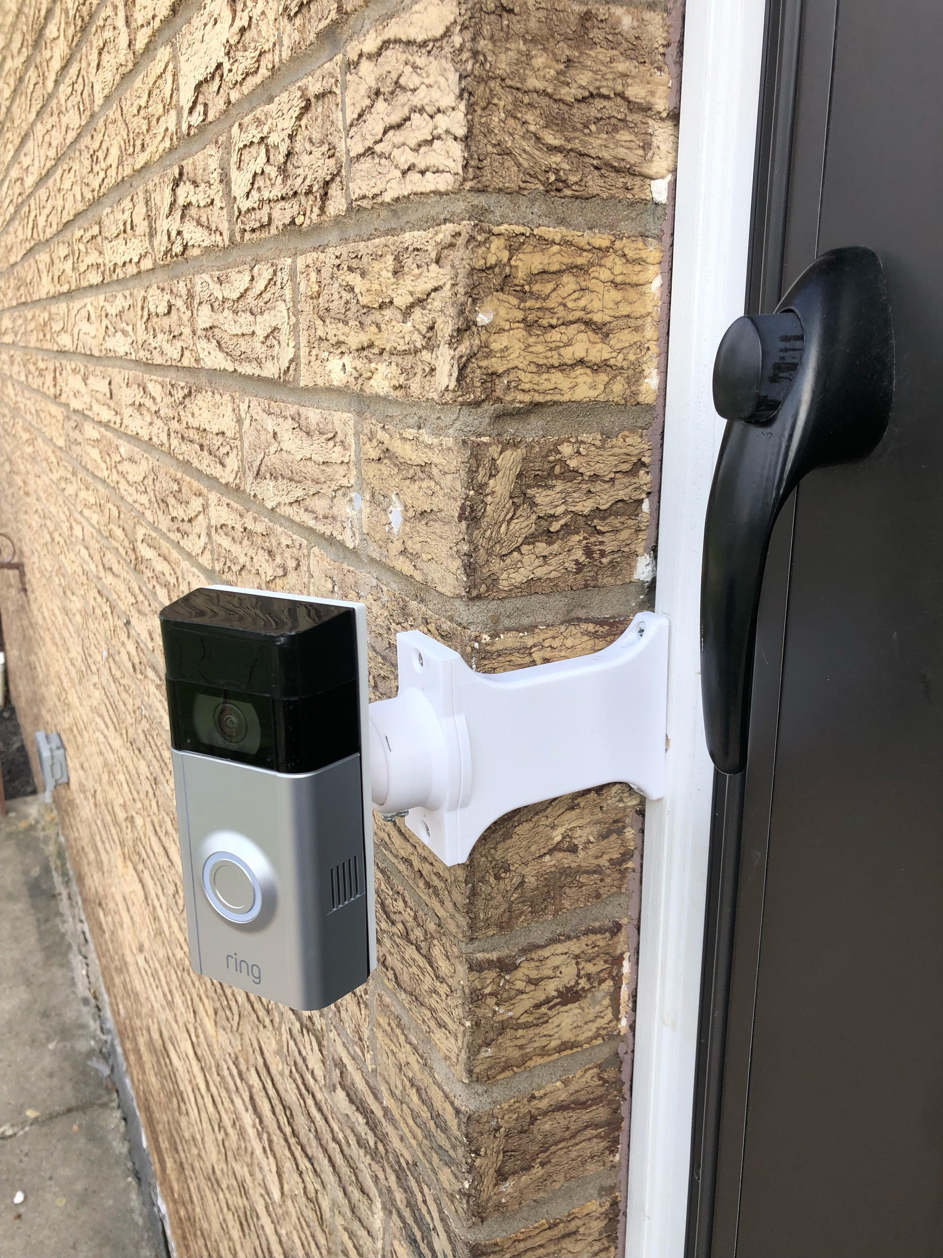 Installing ring shops doorbell on brick